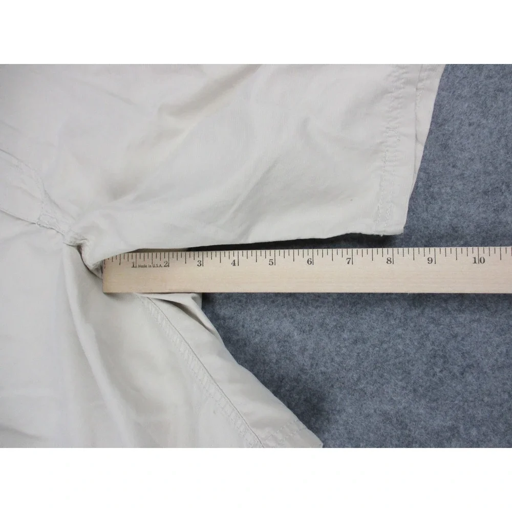 Quiksilver Shorts Mens 38 Beige Cargo Waterman Outdoor Zip Pockets 8